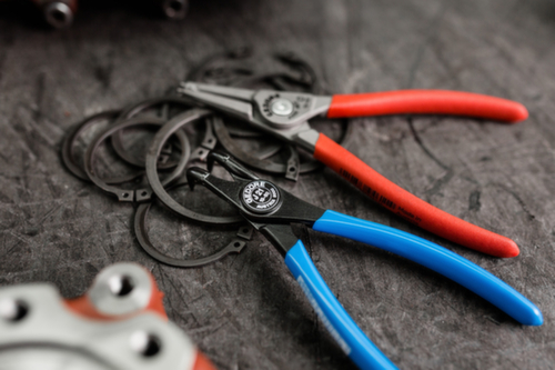 GEDORE 8000 J 21 Montagezange für Innensicherungsringe gewinkelt 19-60mm