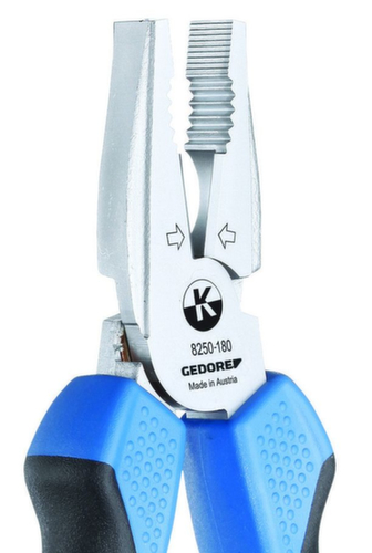 GEDORE SB 8250-180 JC Kraft-Kombinationszange 180 mm 2K-Griff