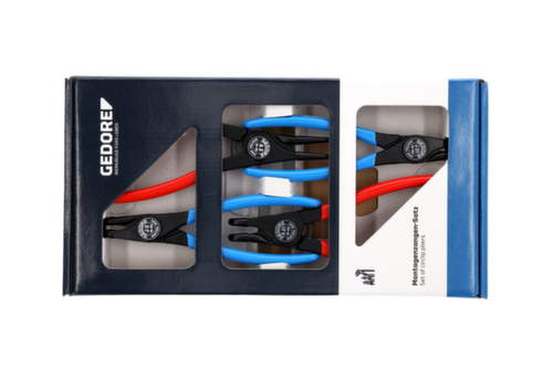 GEDORE S 8000 Montagezangen-Satz 4-teilig