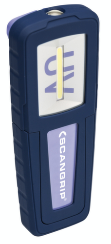 Scangrip Akku-Handleuchte UV-FORM mit ultraviolettem Licht