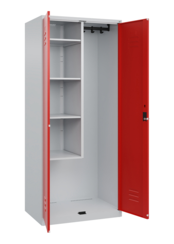 C+P Putzmittelschrank Classic Plus mit verkürzter Mitteltrennwand
