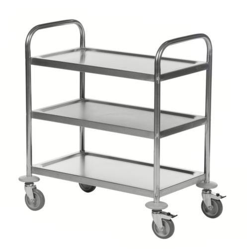 Kongamek Edelstahl-Etagenwagen