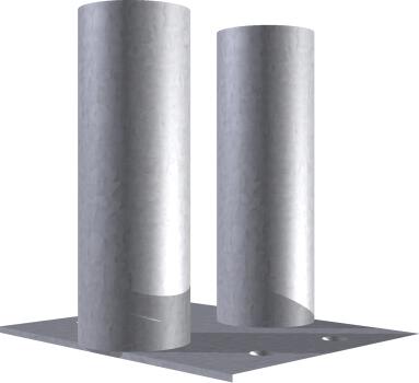 Schake Bodenplatte für Mobilzaun