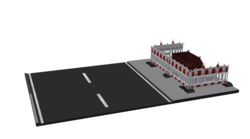 Schake Fußplatte für Schrankenzaun