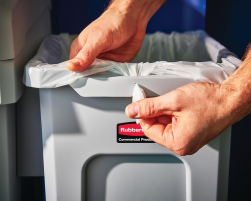 Rubbermaid Abfallbehälter Slim Jim® Starter, 87 l, grau