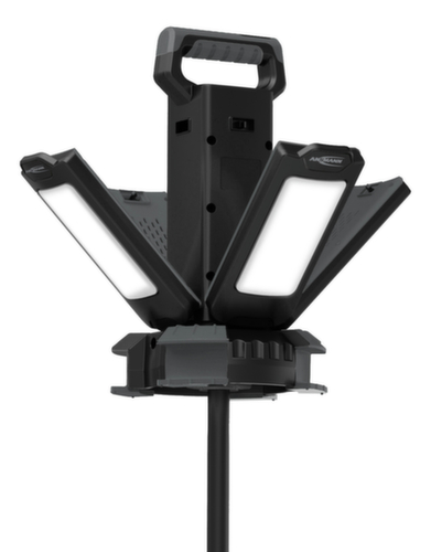 Ansmann LED-Stehleuchte mit 4 Leuchtköpfen