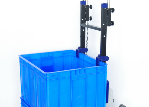 Halterung für Kunststoffbox für elektrischen Treppensteiger