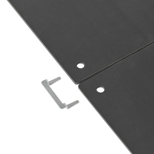 Verbindungsstück für Bodenschutzmatte, silber