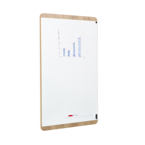 Rocada Whiteboard auf Holzträger