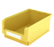 BITO Sichtlagerkasten hoch belastbar, gelb, Tiefe 500 mm, Polypropylen