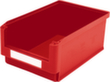 BITO Sichtlagerkasten hoch belastbar, rot, Tiefe 500 mm, Polypropylen