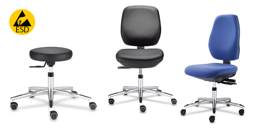ESD - Chaises et tabourets de travail