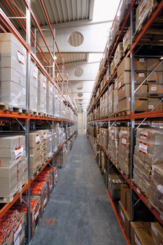 META Palettenregal MULTIPAL für 8 Paletten, 1825 mm breit, 4 Lagerebenen