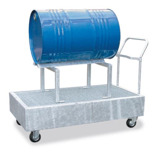 Lacont Fahrbare Auffangwanne mit Gitterrost