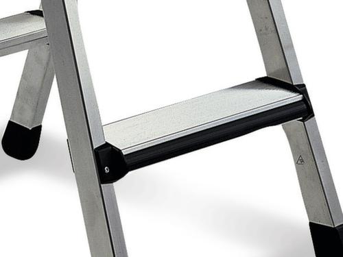 ZARGES Stehleiter Comfortstep B mit Polsterkanten, 2 x 4 Riffelblechstufen mit Polster
