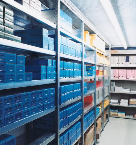 META Lagerregal, Höhe x Breite x Tiefe 2000 x 3068 x 436 mm, 5 Böden