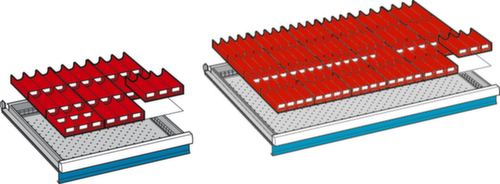 Mulden-Set für Schubladen