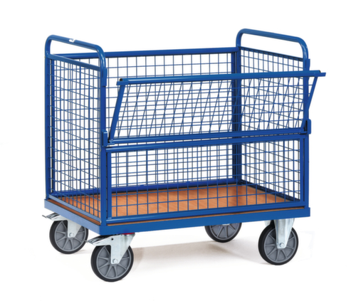 fetra Gitter-Kastenwagen, Traglast 600 kg, Ladefläche 1000 x 700 mm