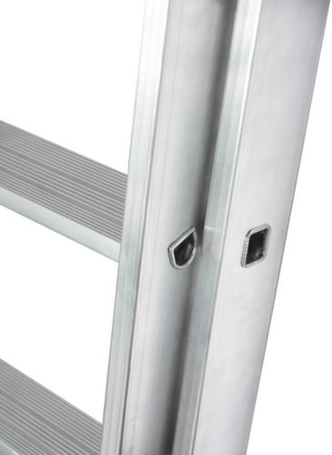 Krause Mehrzweckleiter STABILO® Professional +S mit Sprossen und Stufen, 2 x 12 rutschsicher profilierte Sprossen und Stufen