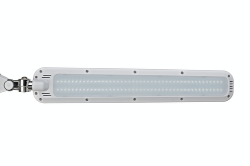 MAUL Dimmbare LED-Arbeitsplatzleuchte MAULcraft, Licht kaltweiß (tageslichtweiß), weiß