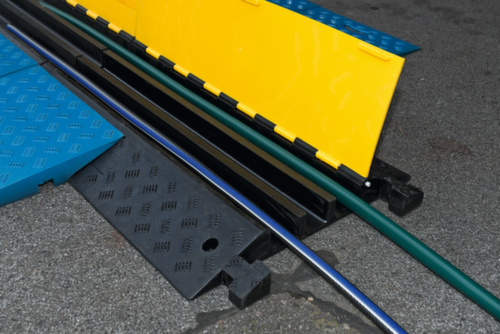 Moravia Rollstuhlrampen-Set MORION für Kabelbrücke, Breite 440 mm, blau