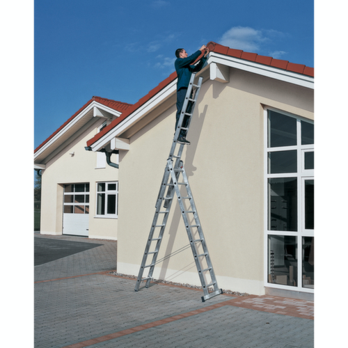 ZARGES Mehrzweck-Teleskopleiter Skymaster DX, 3 x 12 Dreieckssprossen