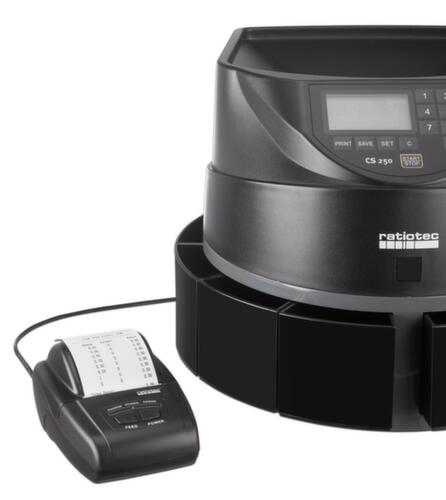ratiotec Thermo-Belegdrucker RTP 300 für Geldzählmaschine