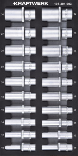KRAFTWERK® Steckschlüsseleinsatz sechskant Einlage