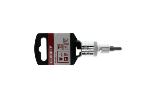 GEDORE R62550410 Schraubendraubereinsatz 1/2" 4 mm Länge 55 mm