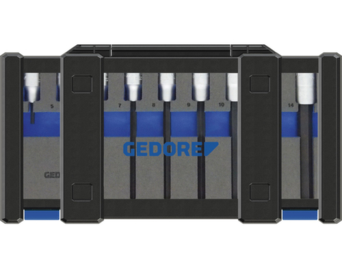 GEDORE IN 19-009 Schraubendreher-Satz 1/2" 9-teilig