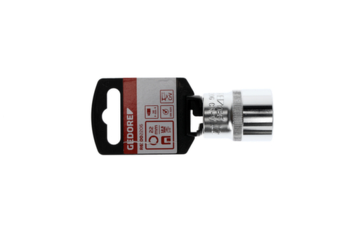 GEDORE R61002206 Steckschlüsseleinsatz 1/2" 6-kant 22 mm Länge 38 mm