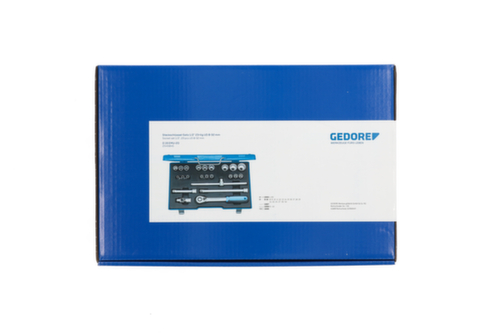 GEDORE D 19 EMU-20 Steckschlüssel-Satz 1/2"