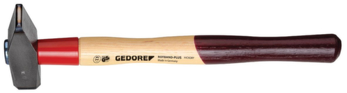 GEDORE 600 IH-300 Schlosserhammer ROTBAND-PLUS mit Hickorystiel