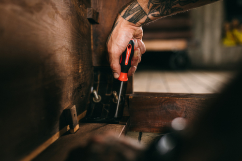 GEDORE R38101039 2K-Schraubendreher Schlitz 10 mm 1.6x200 mm