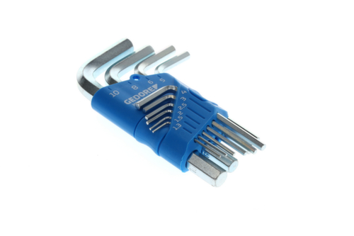 GEDORE H 42-10 Winkelschraubendreher-Satz im Halter 10-teilig 1,3-10 mm