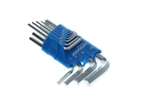 GEDORE H 42-10 Winkelschraubendreher-Satz im Halter 10-teilig 1,3-10 mm