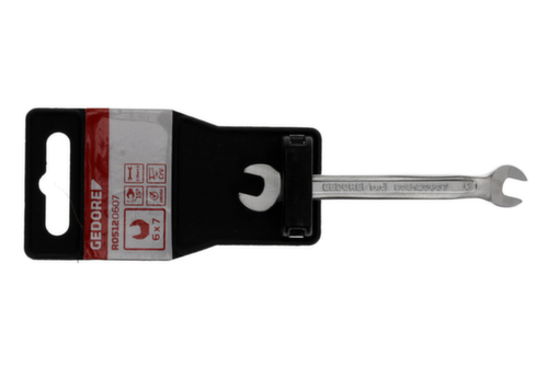 GEDORE RED R05120607 Doppelmaulschlüssel SW6x7 mm 97 mm