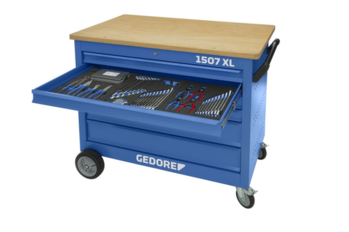 GEDORE 1507 XL 40200 Rollwerkbank mit 6 Schubladen