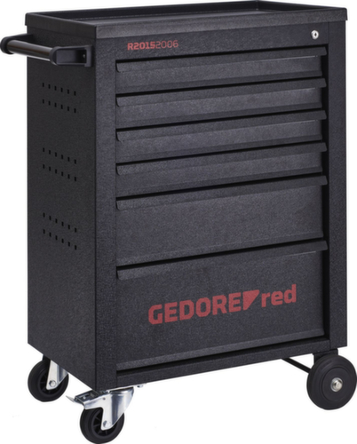 GEDORE R20152006 Werkstattwagen Black MECHANIC 6 Schubladen