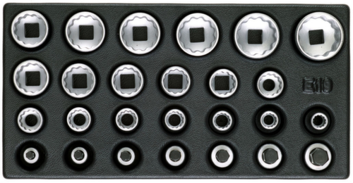 GEDORE 1500 ES-D 19 Satz Steckschlüsseleinsätze 1/2"