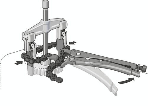 GEDORE 136 K-105 Ketten-Gripzange