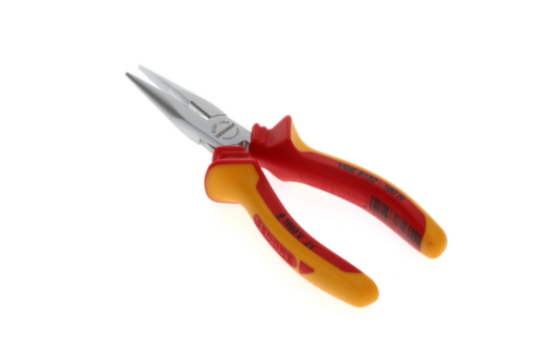 GEDORE VDE 8132-160 H VDE-Flachrundzange mit Hüllenisolierung 160 mm