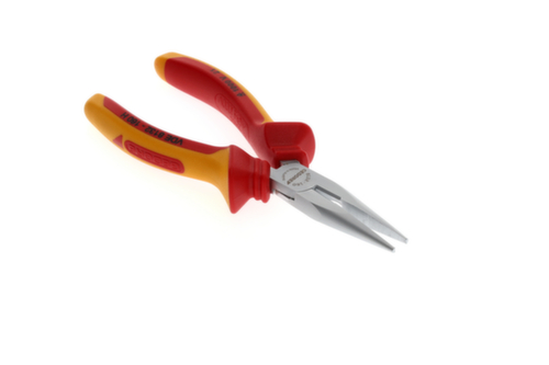 GEDORE VDE 8132-160 H VDE-Flachrundzange mit Hüllenisolierung 160 mm