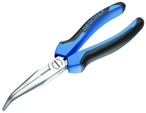 GEDORE 8132 AB-200 JC Flachrundzange 200 mm 2K-Griff