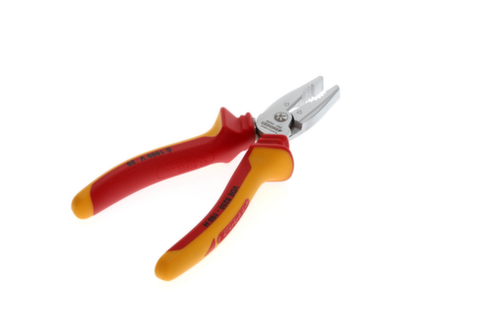 GEDORE VDE 8250-160 H VDE-Kraft-Kombinationszange mit Hüllenisolierung 160 mm