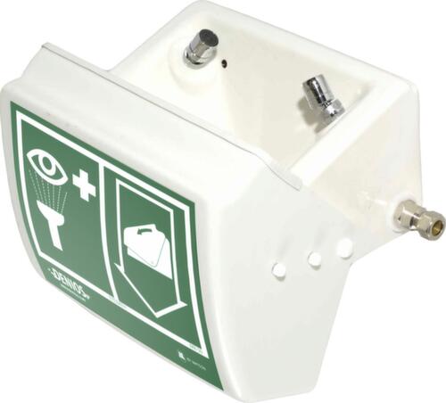 Denios Augendusche MB 50 mit Becken/Deckel aus ABS in weiß