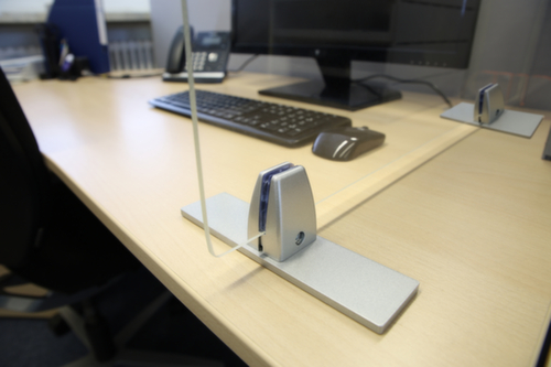 EICHNER Tischklemme für Hygieneschutzwand