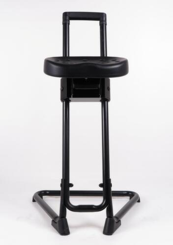 UDOBÄR Schwenkbare Stehhilfe mit automatischer Rückstellung, Sitzhöhe 610 - 830 mm