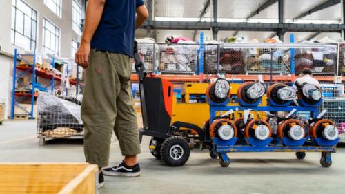 EP Schlepper QDD10L, Traglast 1000 kg, Luft-Bereifung