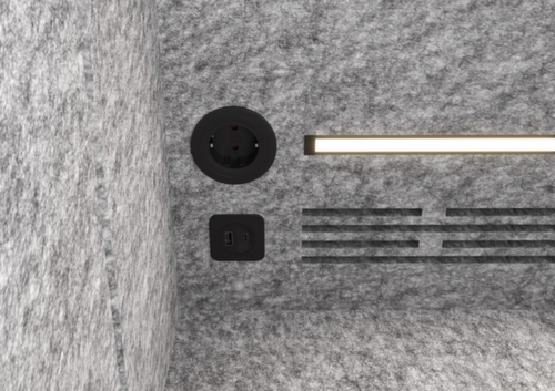 Telefonbox Silent Space, Höhe x Breite 2175 x 1035 mm